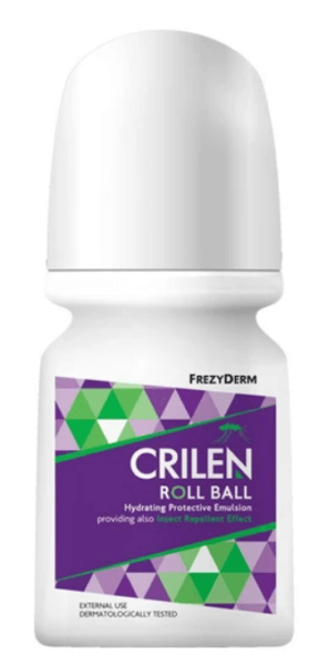 Frezyderm Crilen Roll Ball Ενυδατικό Προστατευτικό Γαλάκτωμα με Εντομοαπωθητική Δράση 50ml