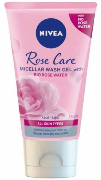 Nivea Micellar Wash Gel with Organic Rose Water 150ml