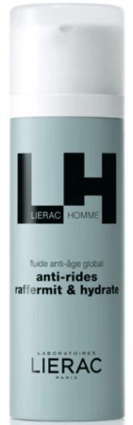 Lierac Homme Global Anti-Aging Fluid, Anti-Wrinkles Firms & Moisturizes 50ml