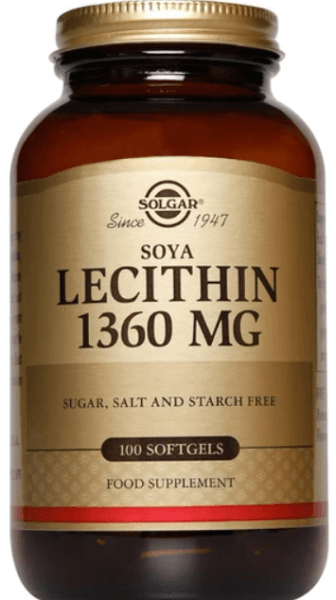 Solgar Soya Lecithin 1360mg - 100 Softgels